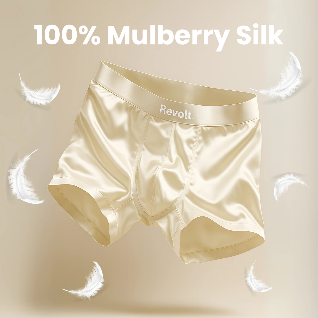 Revolt 100% Silk Boxers | Premium Comfort, Sustainably Made