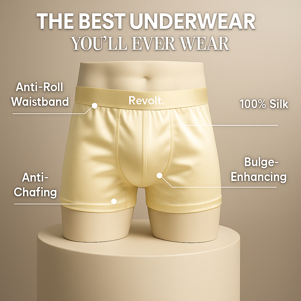 Revolt Silk Boxers | Premium Comfort, Sustainably Made