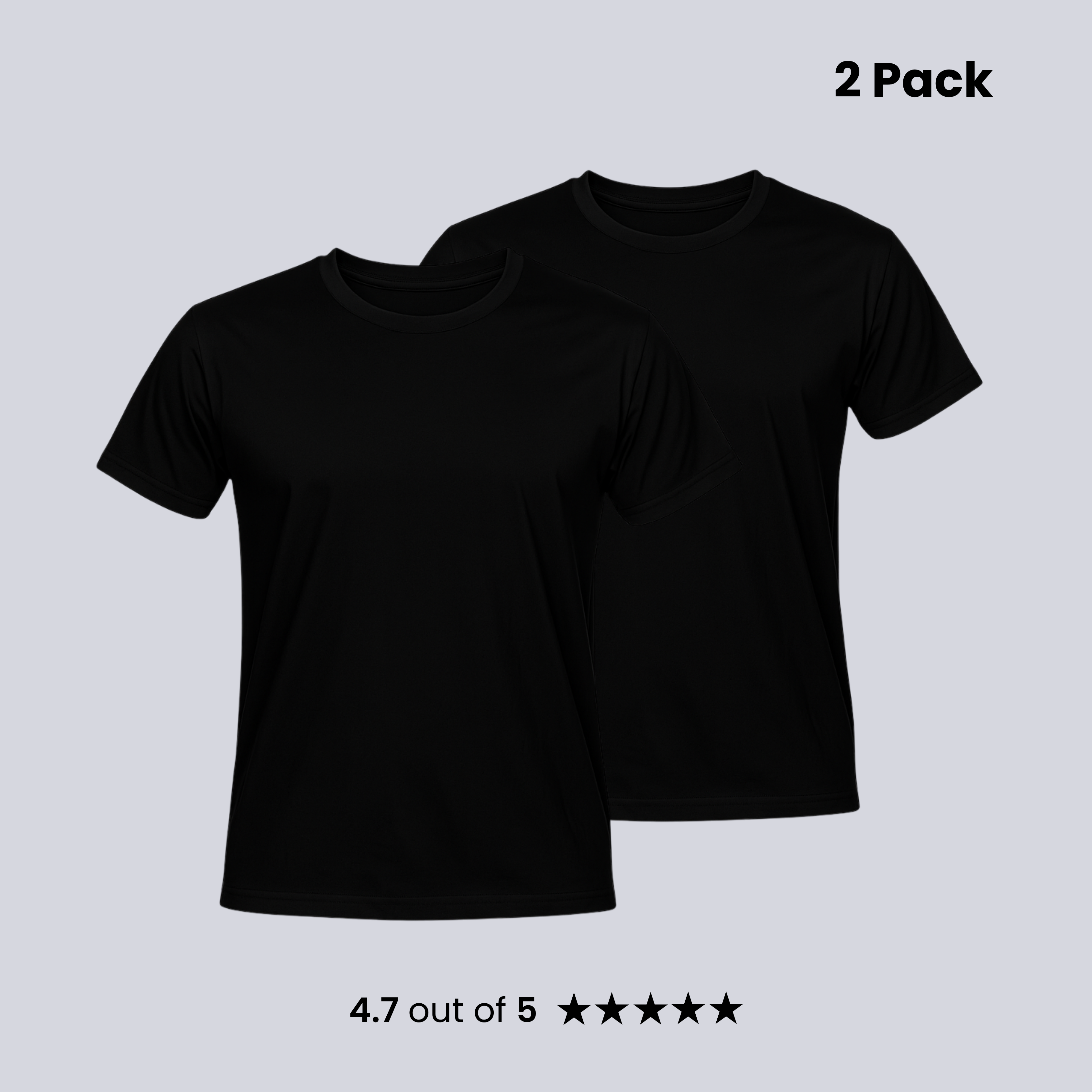 Revolt Bamboo Men's T-shirt | 2 Pack