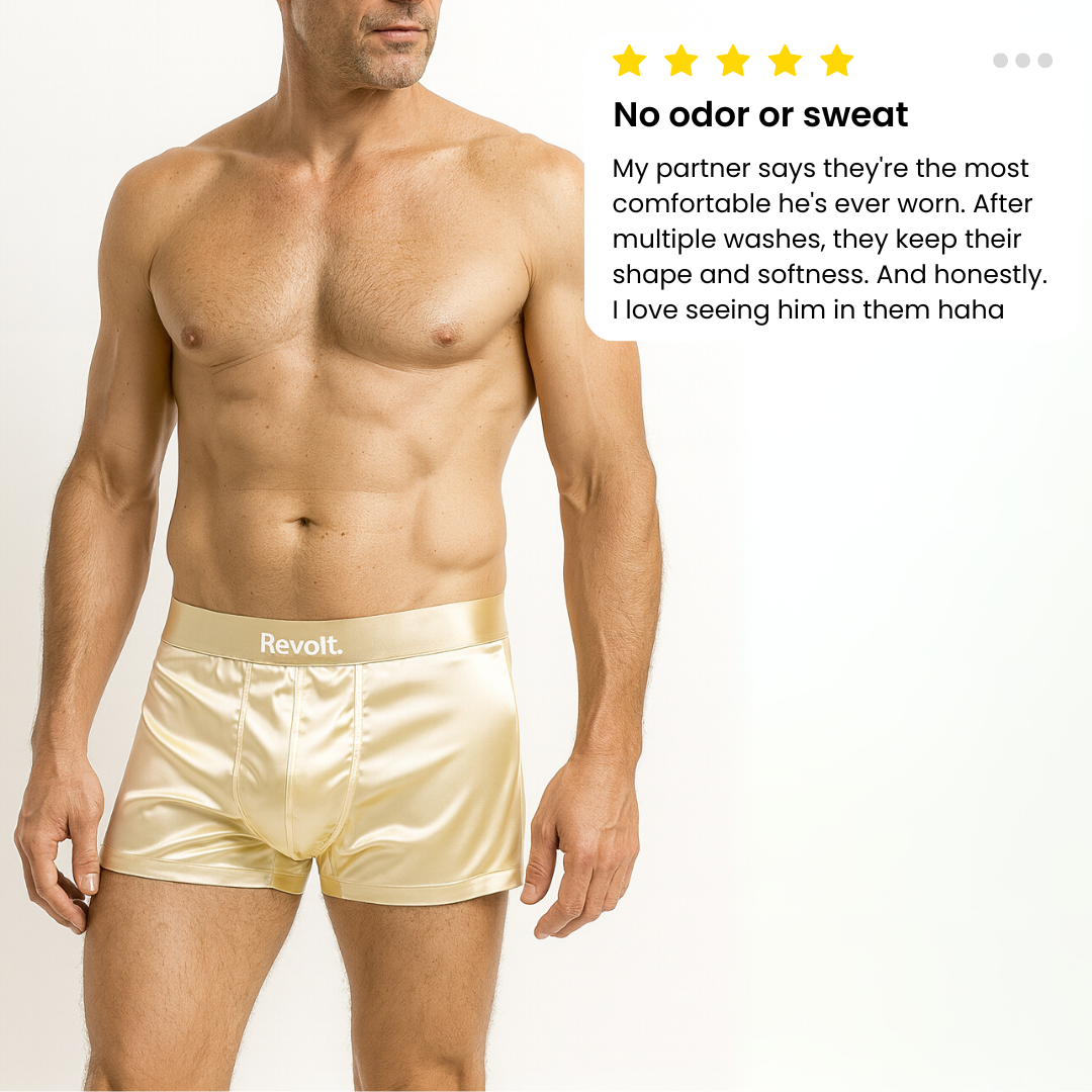 Revolt Silk Boxers | Premium Comfort, Sustainably Made