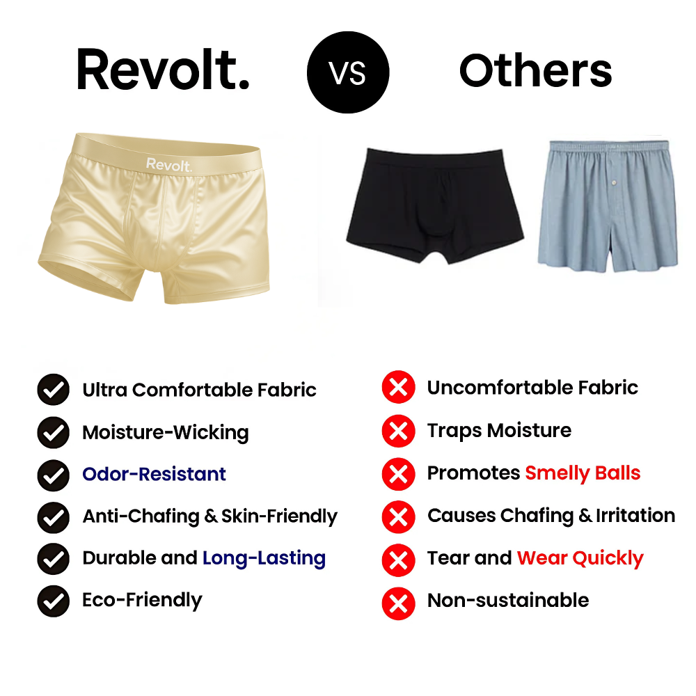 Revolt Silk Boxers | Premium Comfort, Sustainably Made