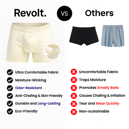 Revolt 100% Silk Boxers | Premium Comfort, Sustainably Made