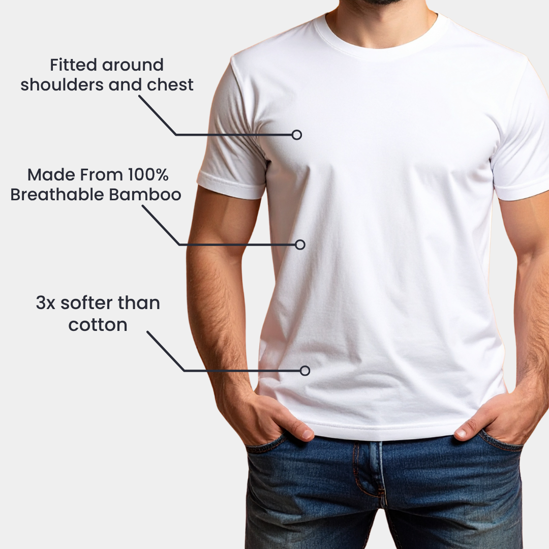 Revolt Bamboo Men's T-shirt | 2 Pack